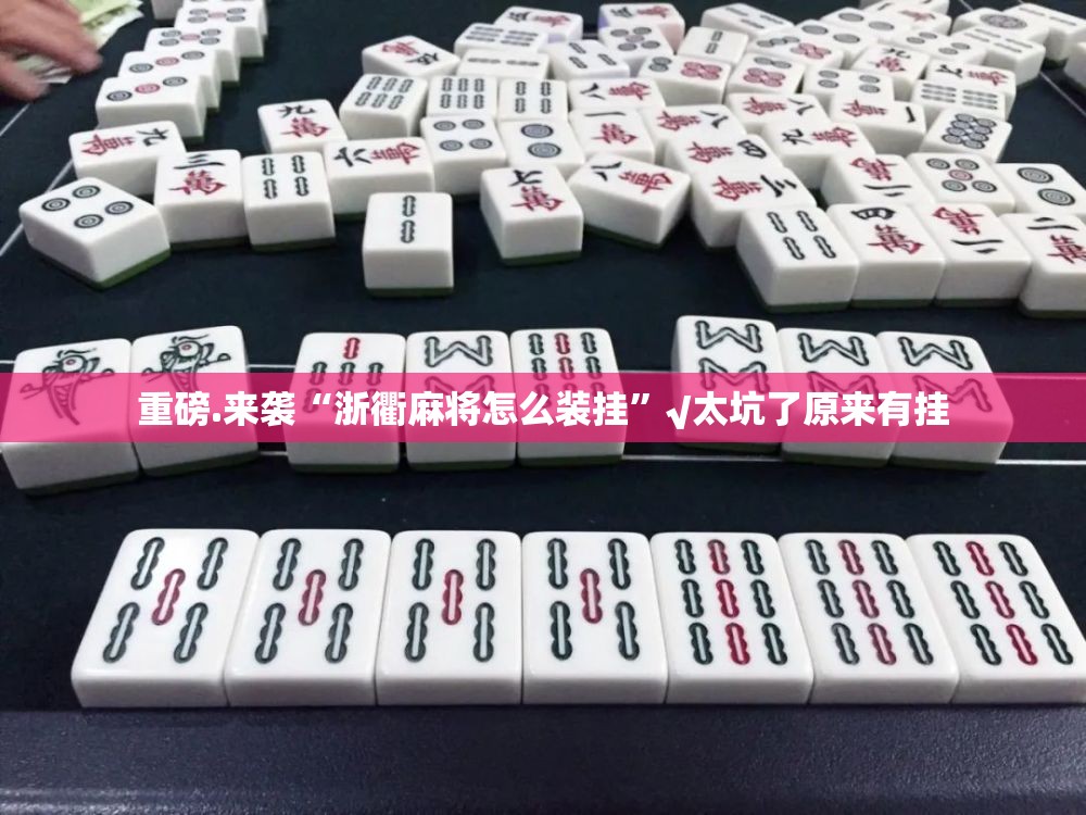 重磅.来袭“浙衢麻将怎么装挂”√太坑了原来有挂 重磅.来袭“浙衢麻将怎么装挂”√太坑了原来有挂