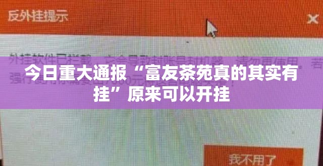 重大通报呗兔老是输真的有挂!开挂神器