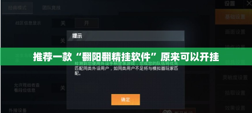 推荐一款“翻阳翻精挂软件”原来可以开挂