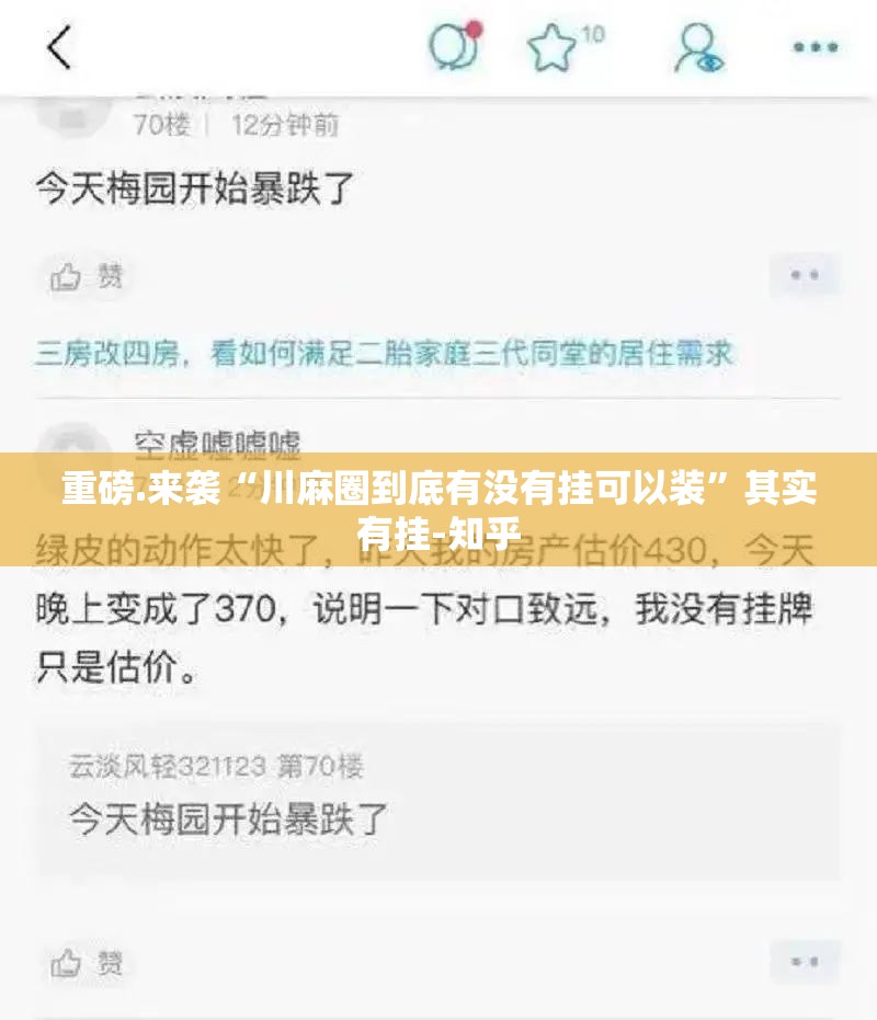 重磅.来袭“川麻圈到底有没有挂可以装”其实有挂-知乎
