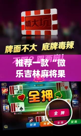 推荐一款“微乐吉林麻将果然有挂确实有挂”√太坑了原来有挂