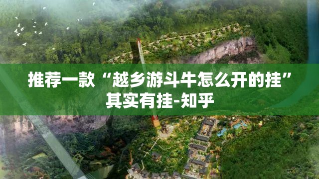 推荐一款“越乡游斗牛怎么开的挂”其实有挂-知乎