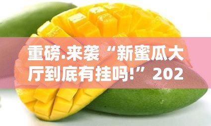 重磅.来袭“新蜜瓜大厅到底有挂吗!”2025（果然有挂）