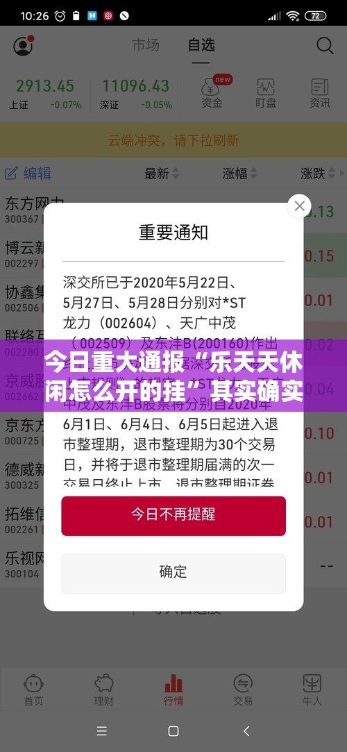 今日重大通报“乐天天休闲怎么开的挂”其实确实有挂