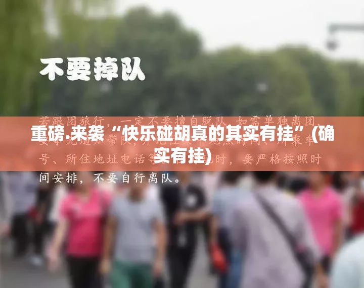 重磅.来袭“快乐碰胡真的其实有挂”(确实有挂)