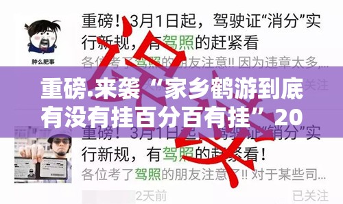 重磅.来袭“家乡鹤游到底有没有挂百分百有挂”2025（果然有挂）