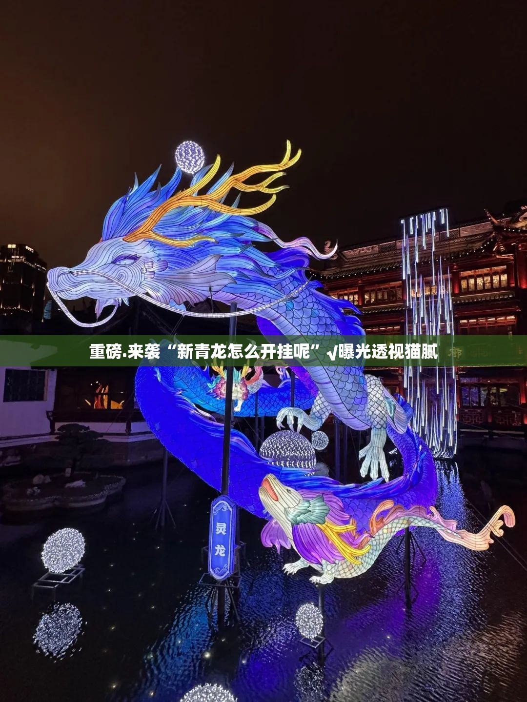 重磅.来袭“新青龙怎么开挂呢”√曝光透视猫腻