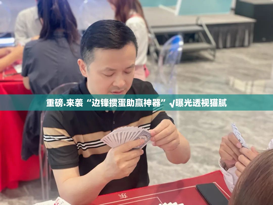 重磅.来袭“边锋掼蛋助赢神器”√曝光透视猫腻