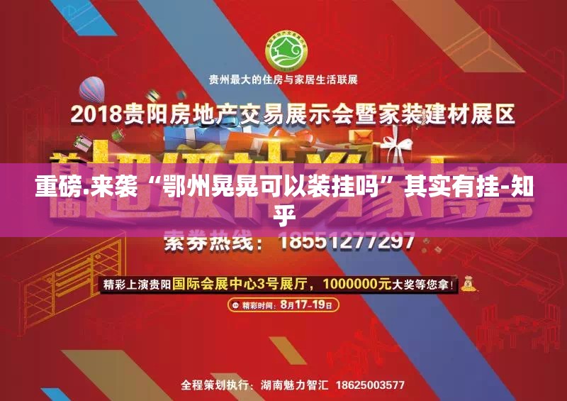 重磅.来袭“鄂州晃晃可以装挂吗”其实有挂-知乎
