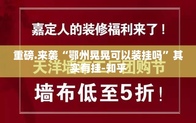 重磅.来袭“鄂州晃晃可以装挂吗”其实有挂-知乎