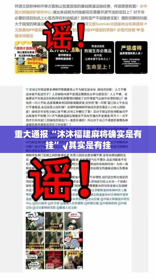 重大通报“沐沐福建麻将确实是有挂”√其实是有挂