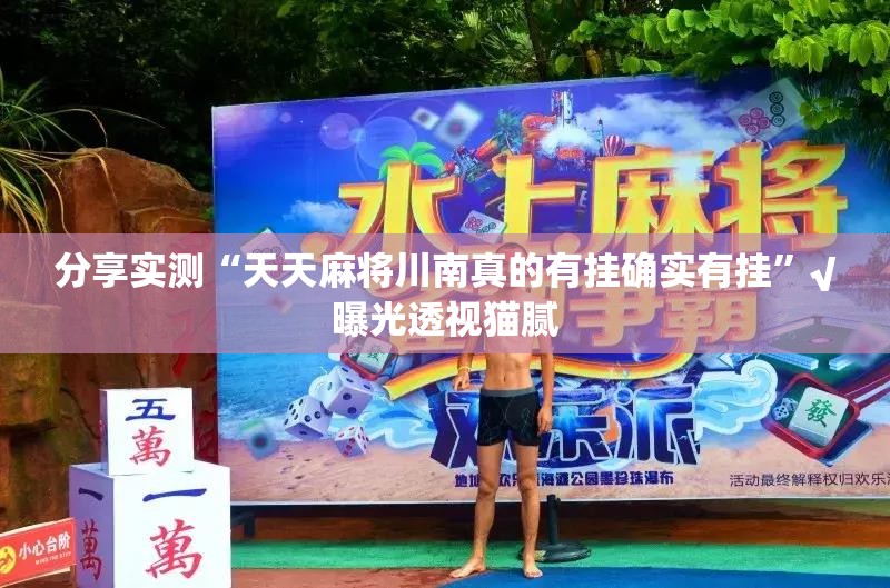 分享实测“天天麻将川南真的有挂确实有挂”√曝光透视猫腻