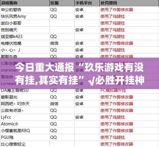 分享实测四海互娱其实确实真的有挂√曝光透视猫腻