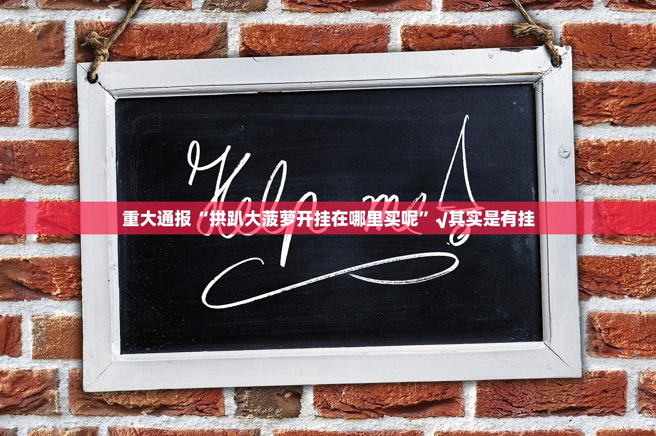 重大通报“拱趴大菠萝开挂在哪里买呢”√其实是有挂 重大通报“拱趴大菠萝开挂在哪里买呢”√其实是有挂