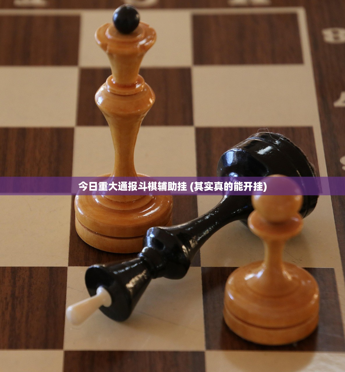 今日重大通报斗棋辅助挂 (其实真的能开挂)