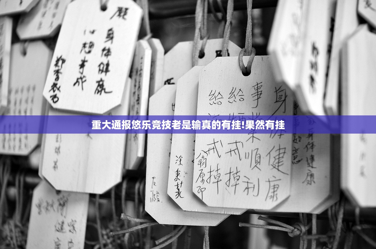 重大通报悠乐竞技老是输真的有挂!果然有挂