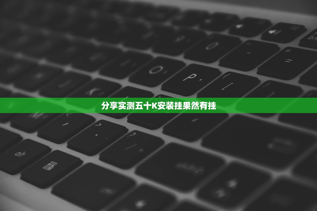 分享实测五十K安装挂果然有挂