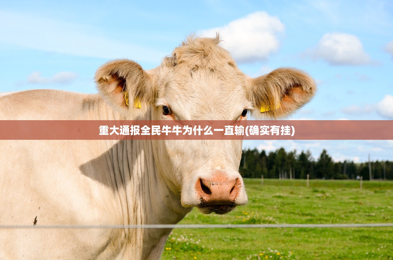 重大通报全民牛牛为什么一直输(确实有挂)
