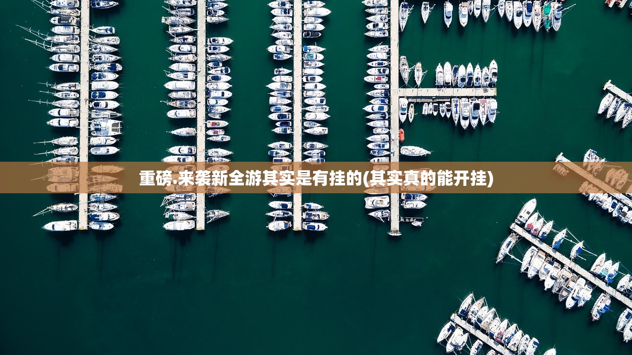 重磅.来袭新全游其实是有挂的(其实真的能开挂)