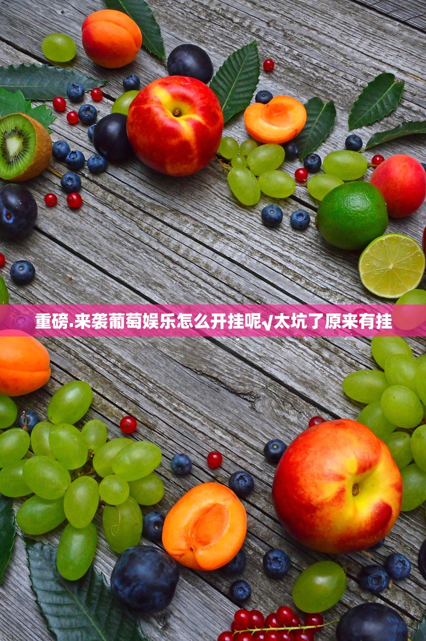 重磅.来袭葡萄娱乐怎么开挂呢√太坑了原来有挂
