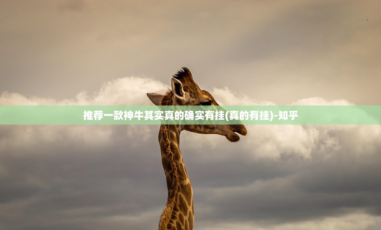 推荐一款神牛其实真的确实有挂(真的有挂)-知乎