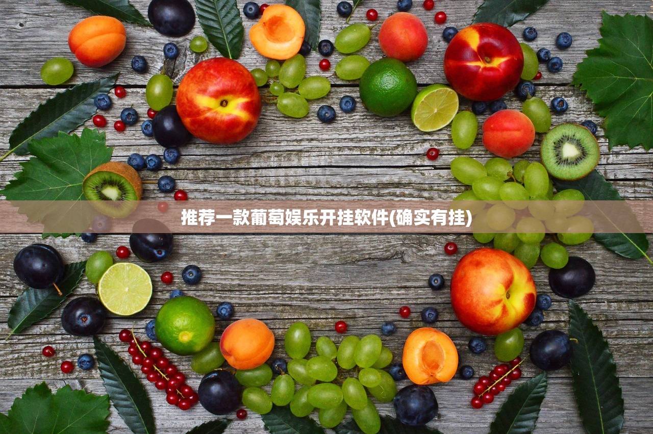 推荐一款葡萄娱乐开挂软件(确实有挂)
